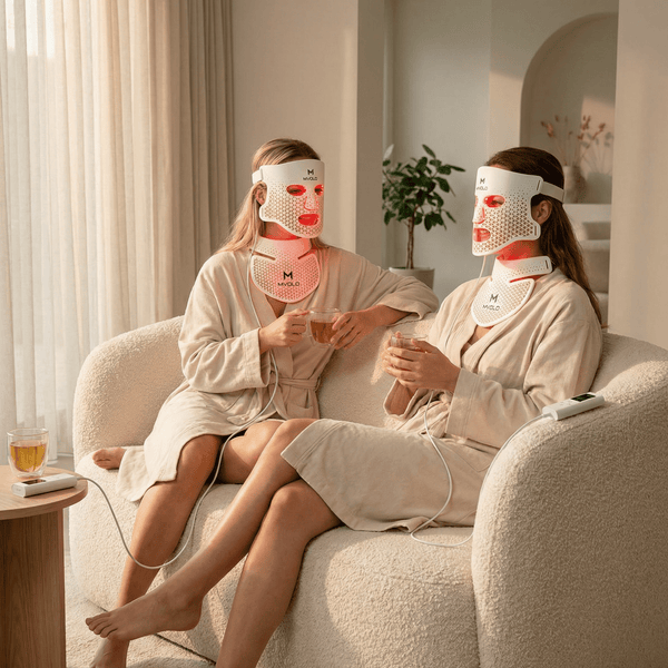 Led gezichtsmasker: een eenvoudige beginnersroutine voor thuis - Mvolo