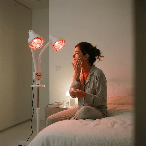 Nabij-infraroodlichttherapie voor huidcomfort: rood licht vs infrarood, simpel uitgelegd - Mvolo