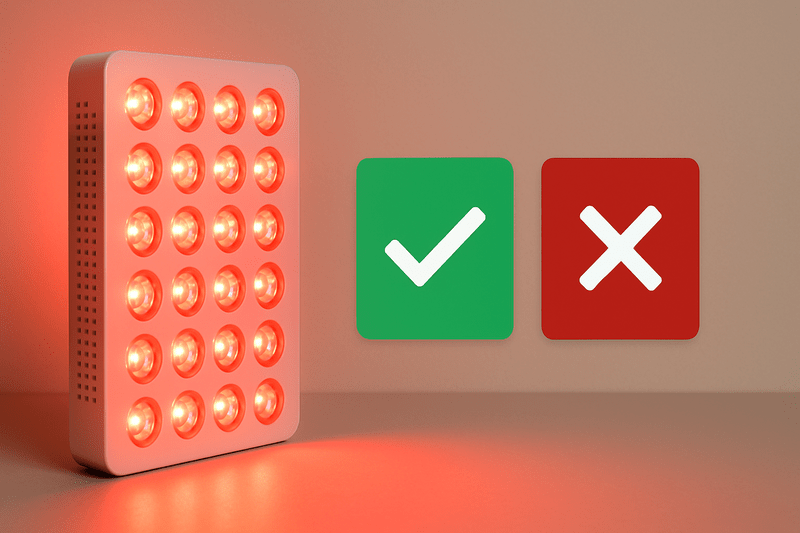 Roodlichttherapie: Voordelen en Nadelen – Effecten, Risico’s en Slim Gebruik (Gids 2025)