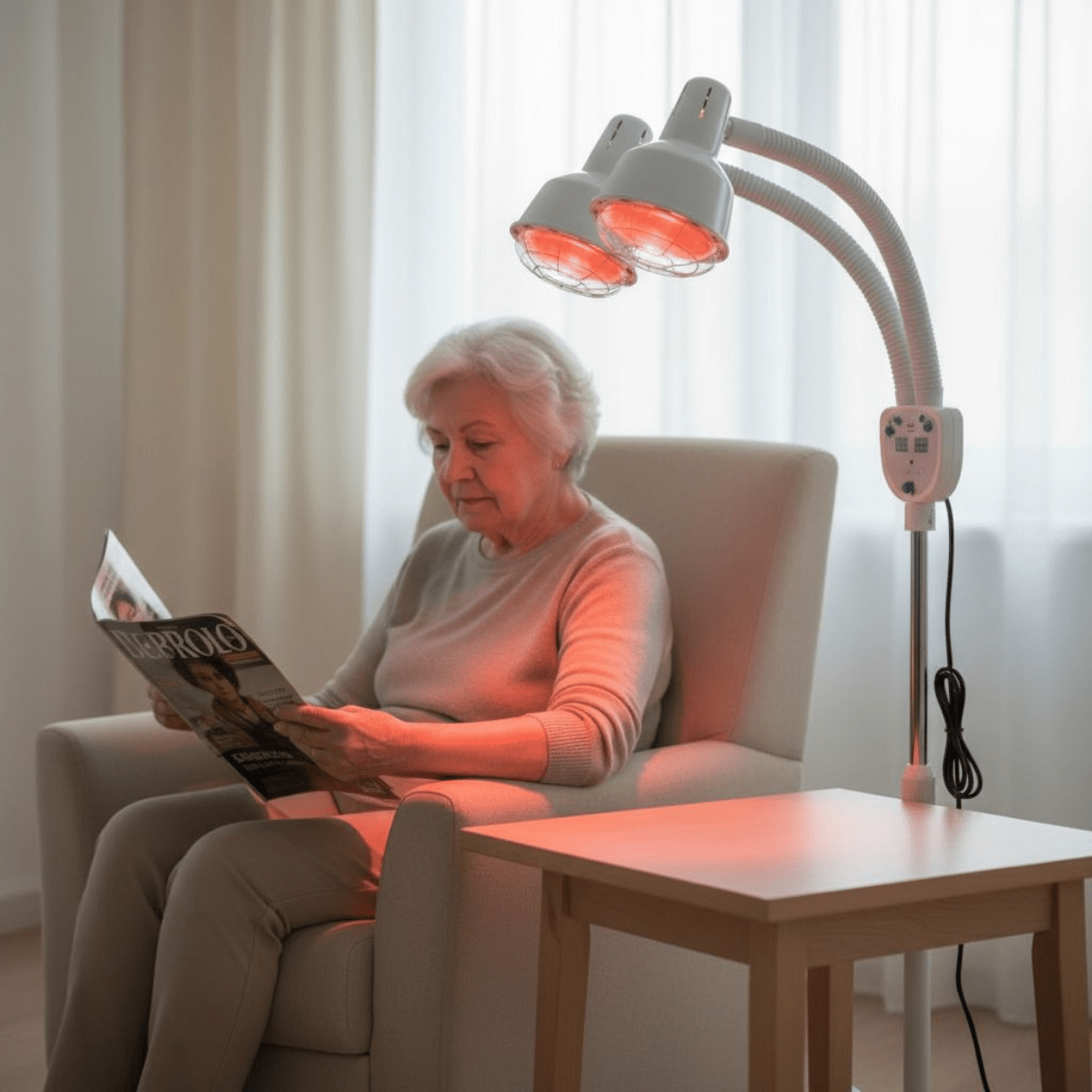Dubbele infraroodlamp - Mvolo