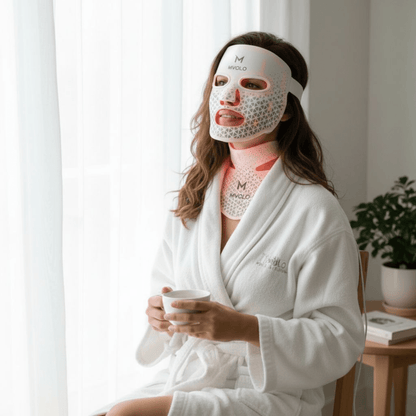 LED Face Mask + Halsmasker - Mvolo