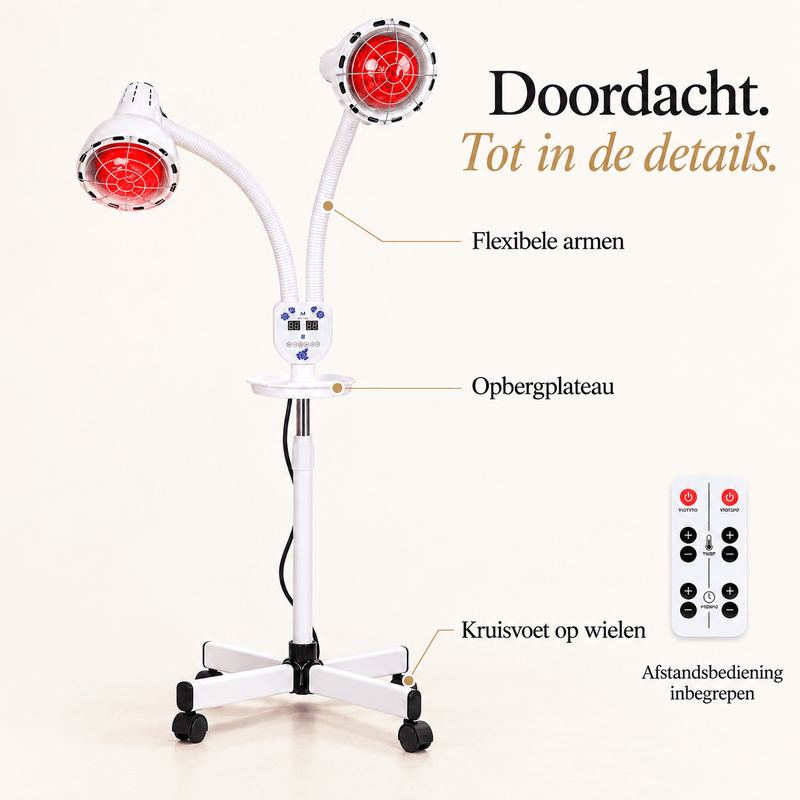 Mvolo Doppel-Infrarotlampe - Doppel-Infrarotlampe - Mvolo