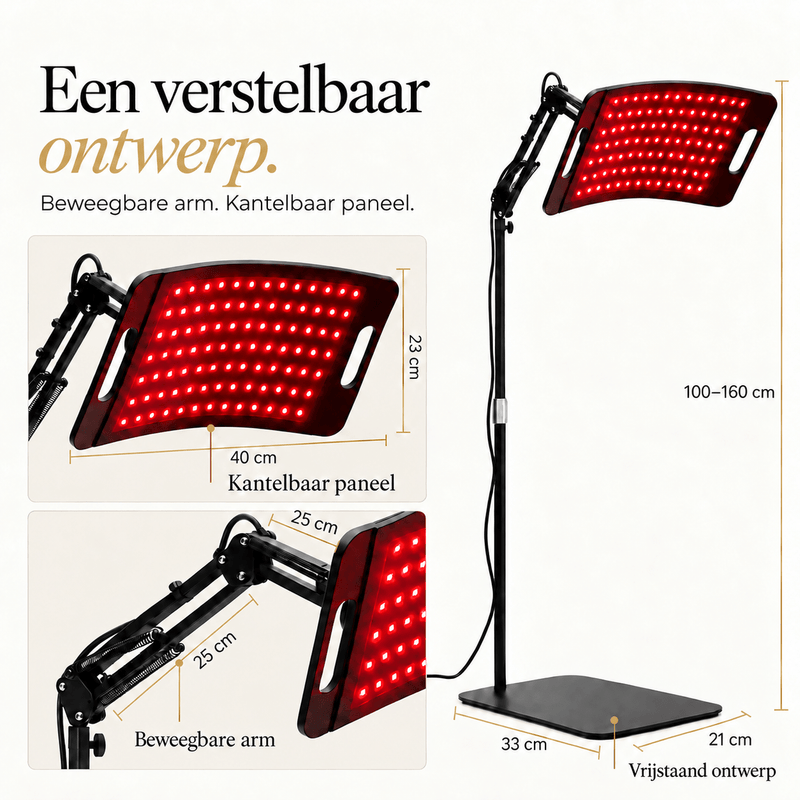 Mvolo Stellar Beam – Rotlichtlampe auf Stativ – Mvolo
